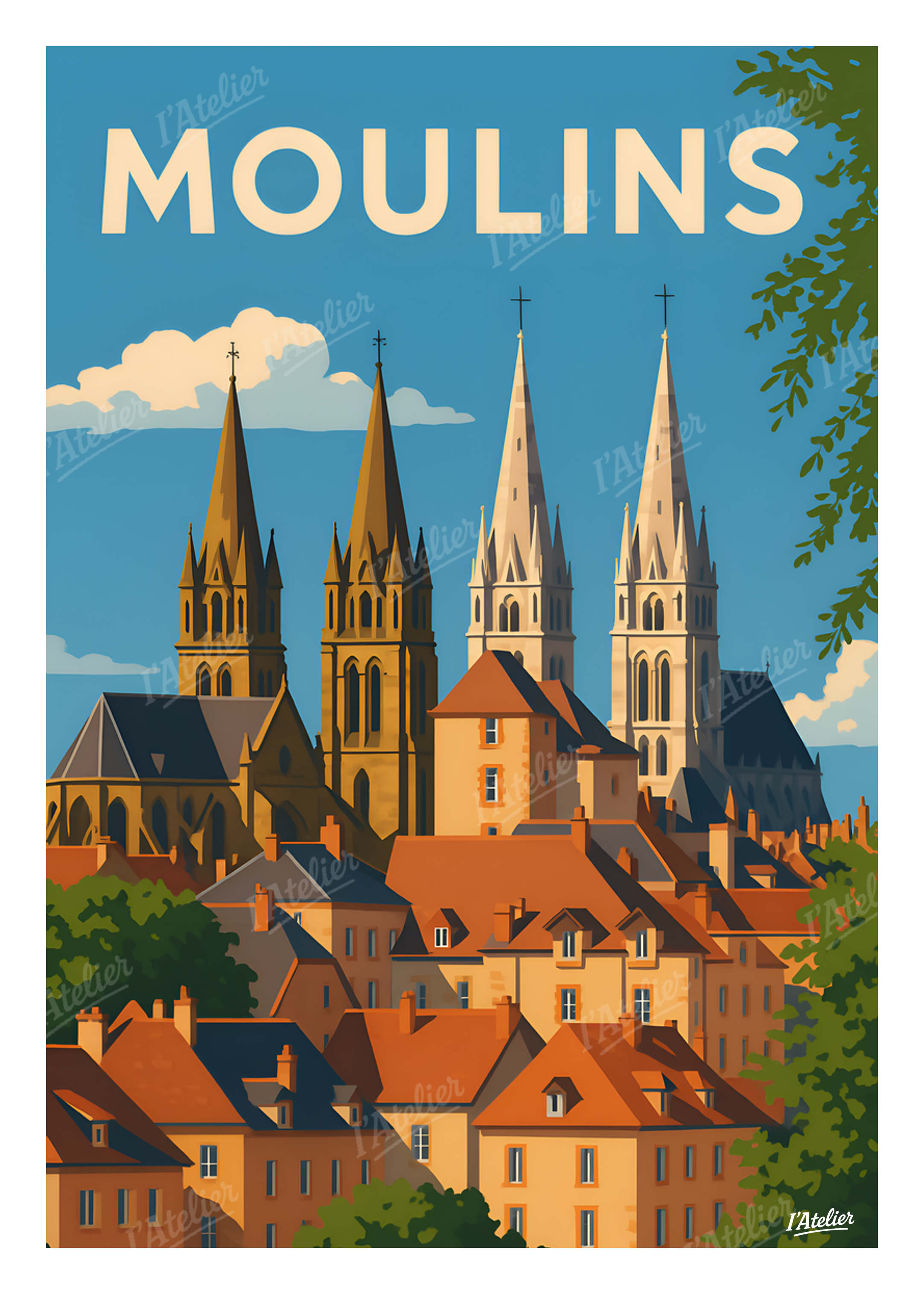 Affiche Moulins