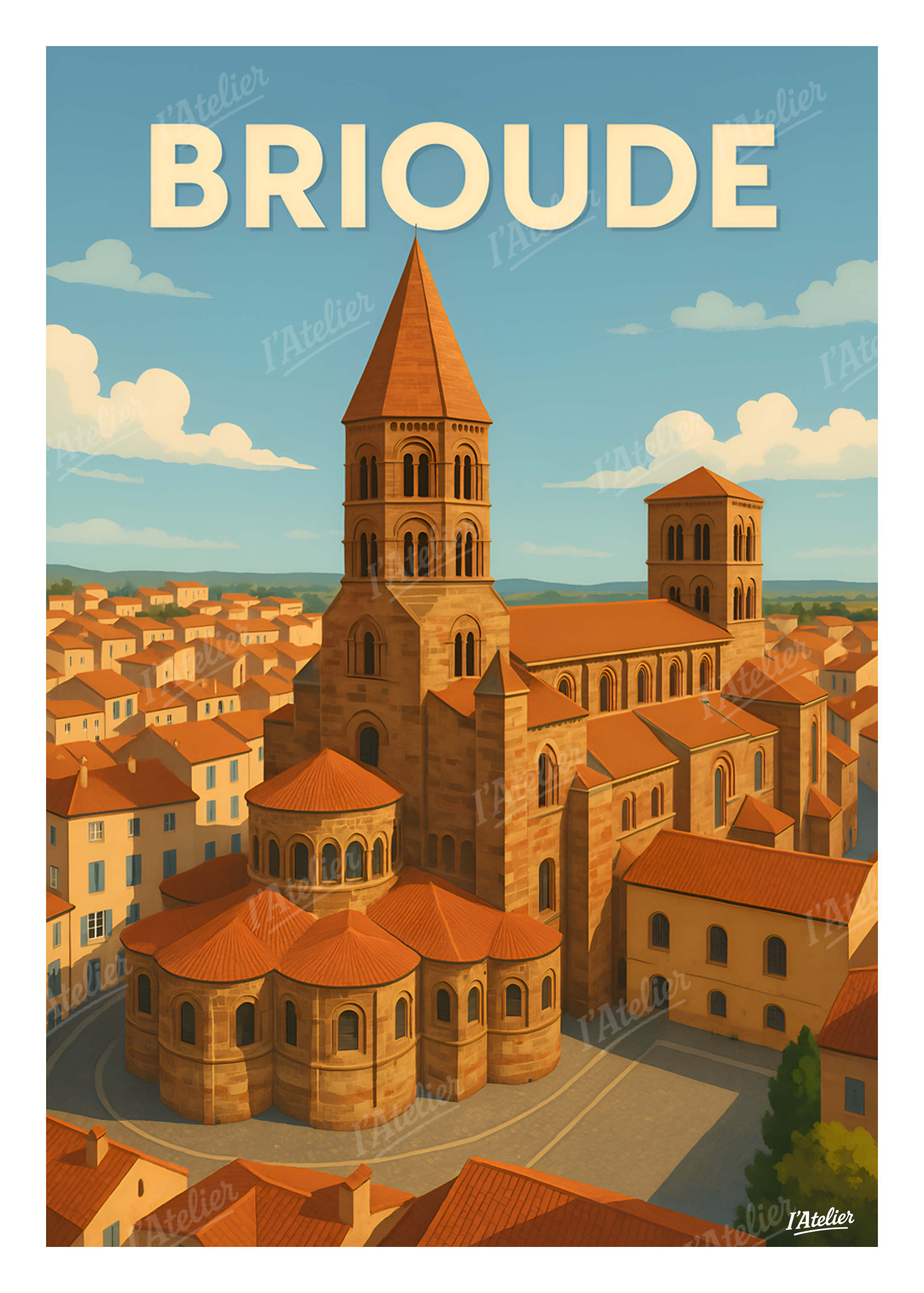 Affiche Brioude