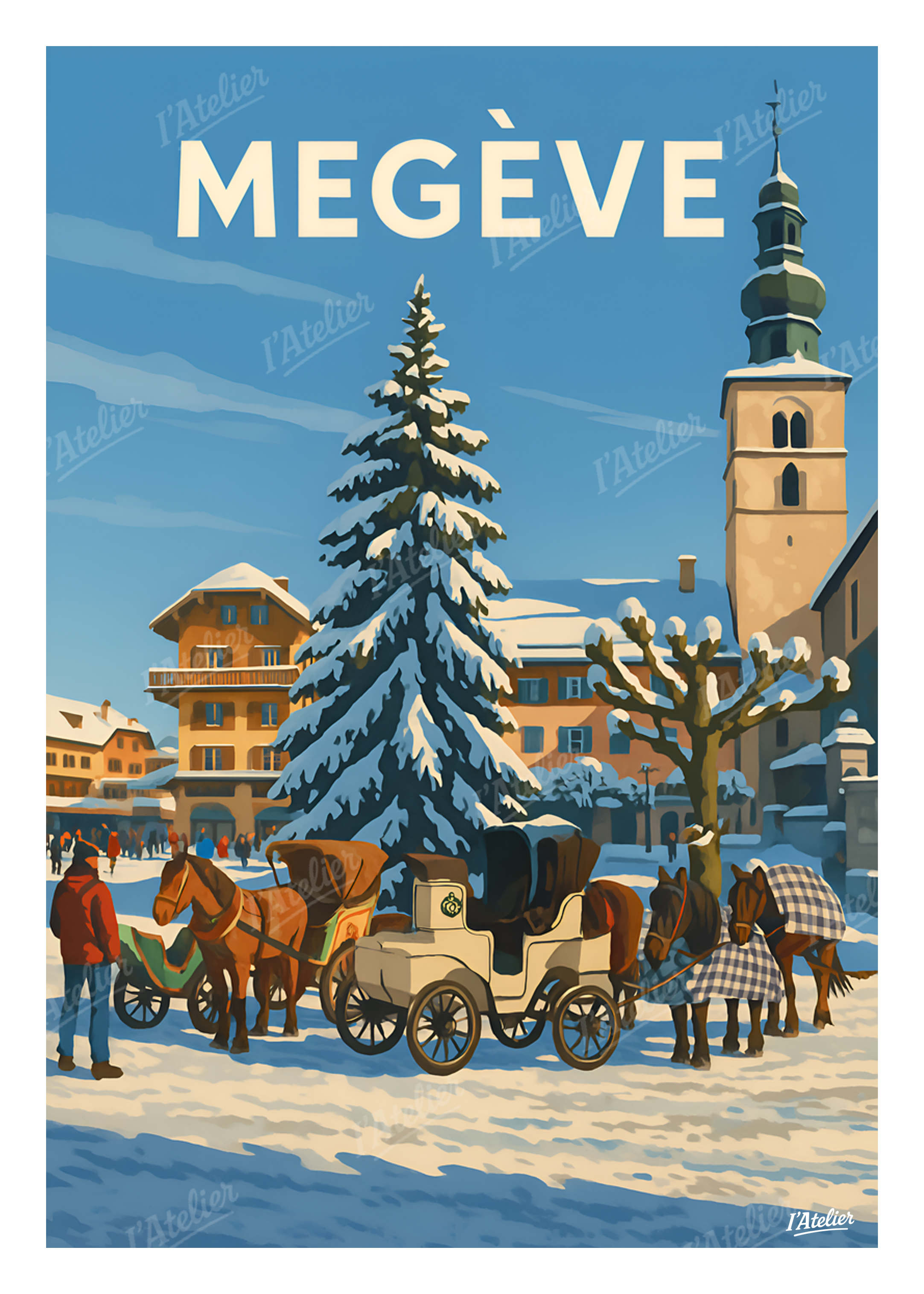 Affiche Megève