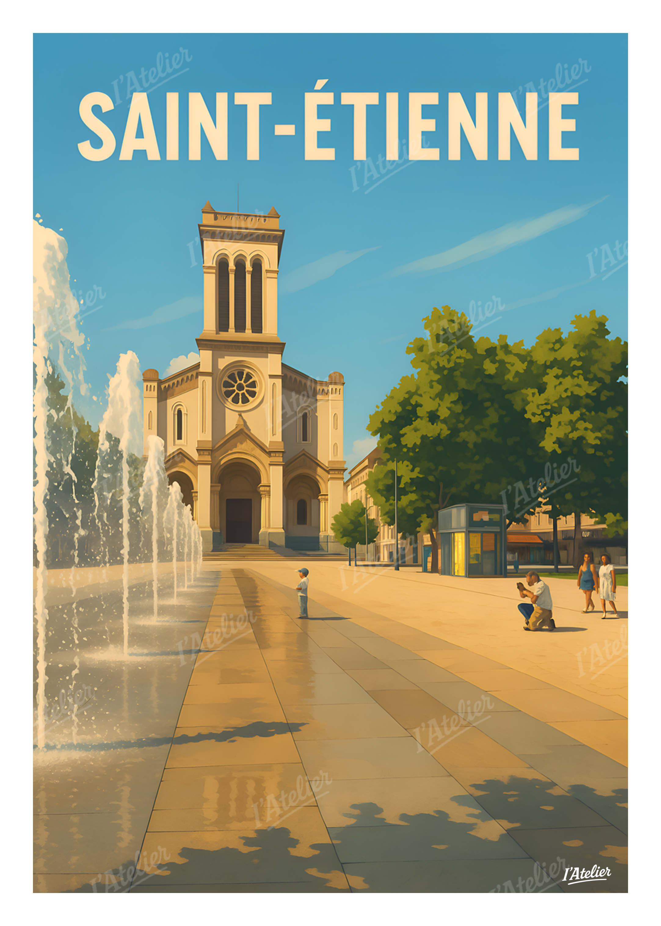 Affiche Saint-Étienne