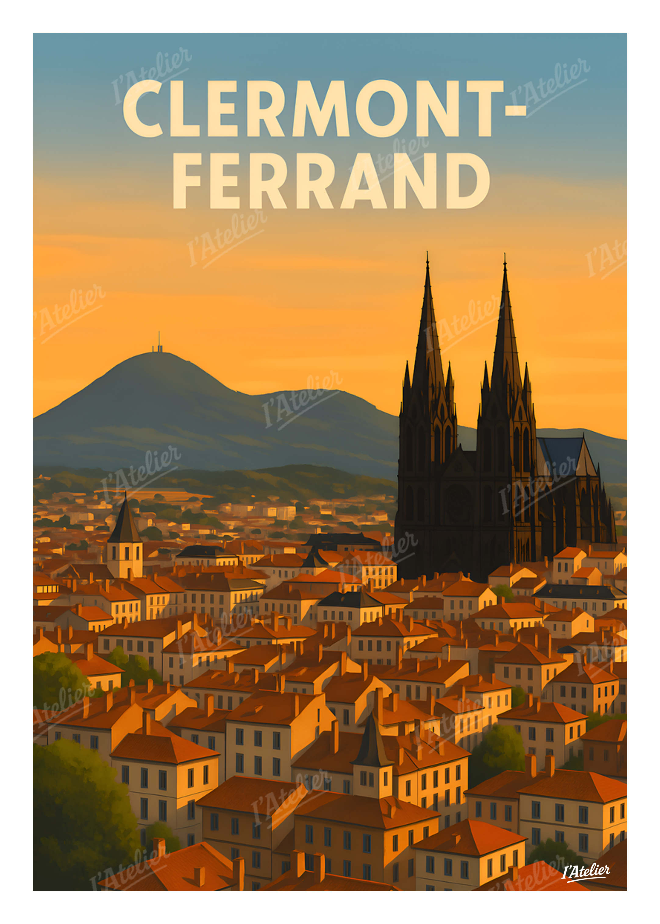 Affiche Clermont-Ferrand