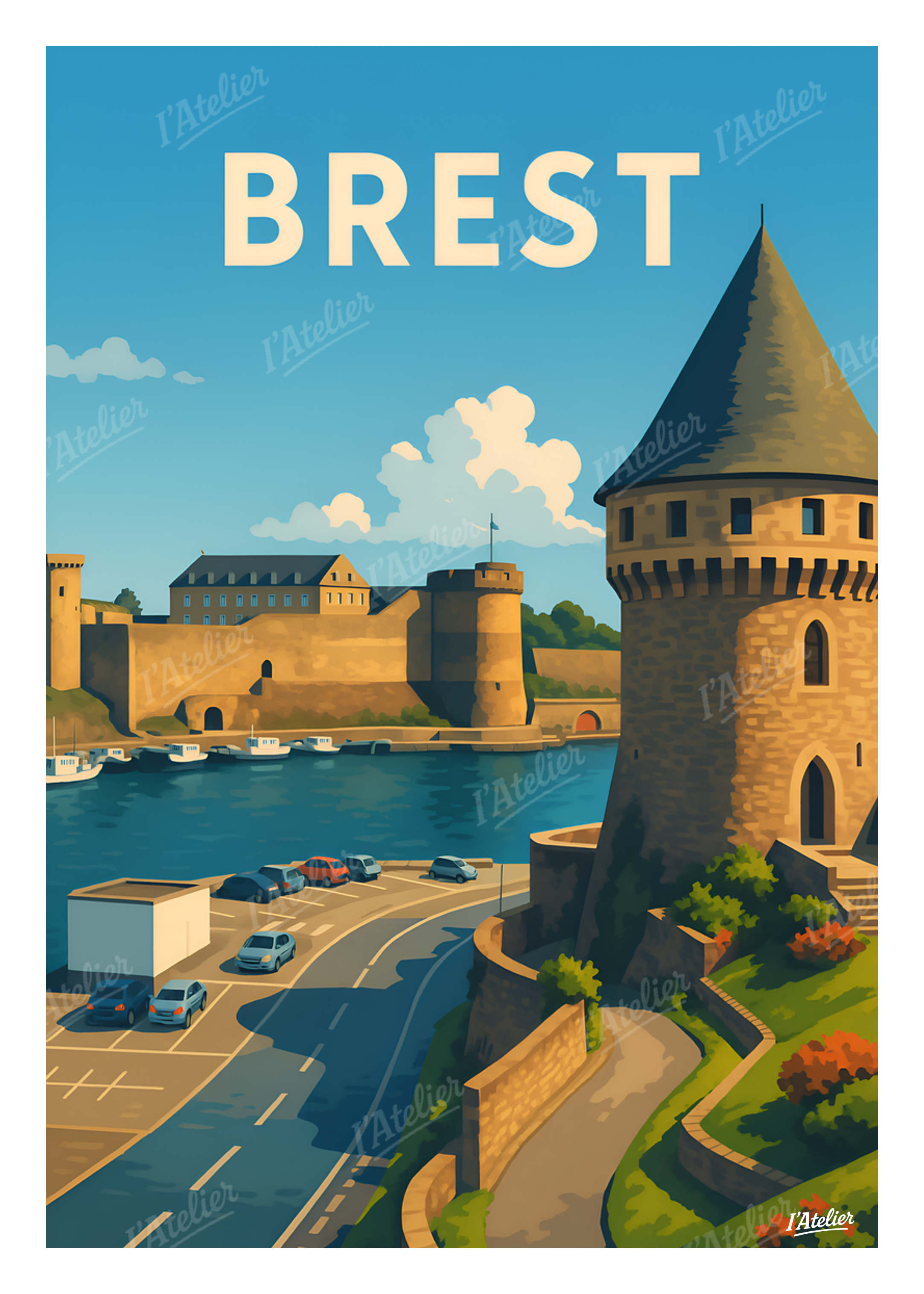 Affiche Brest