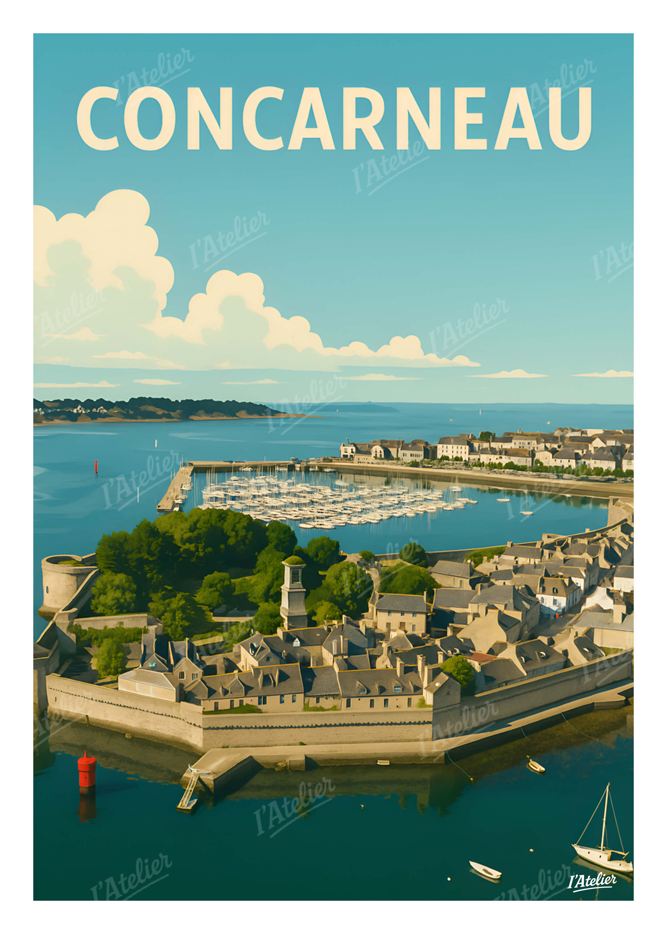 Affiche Concarneau