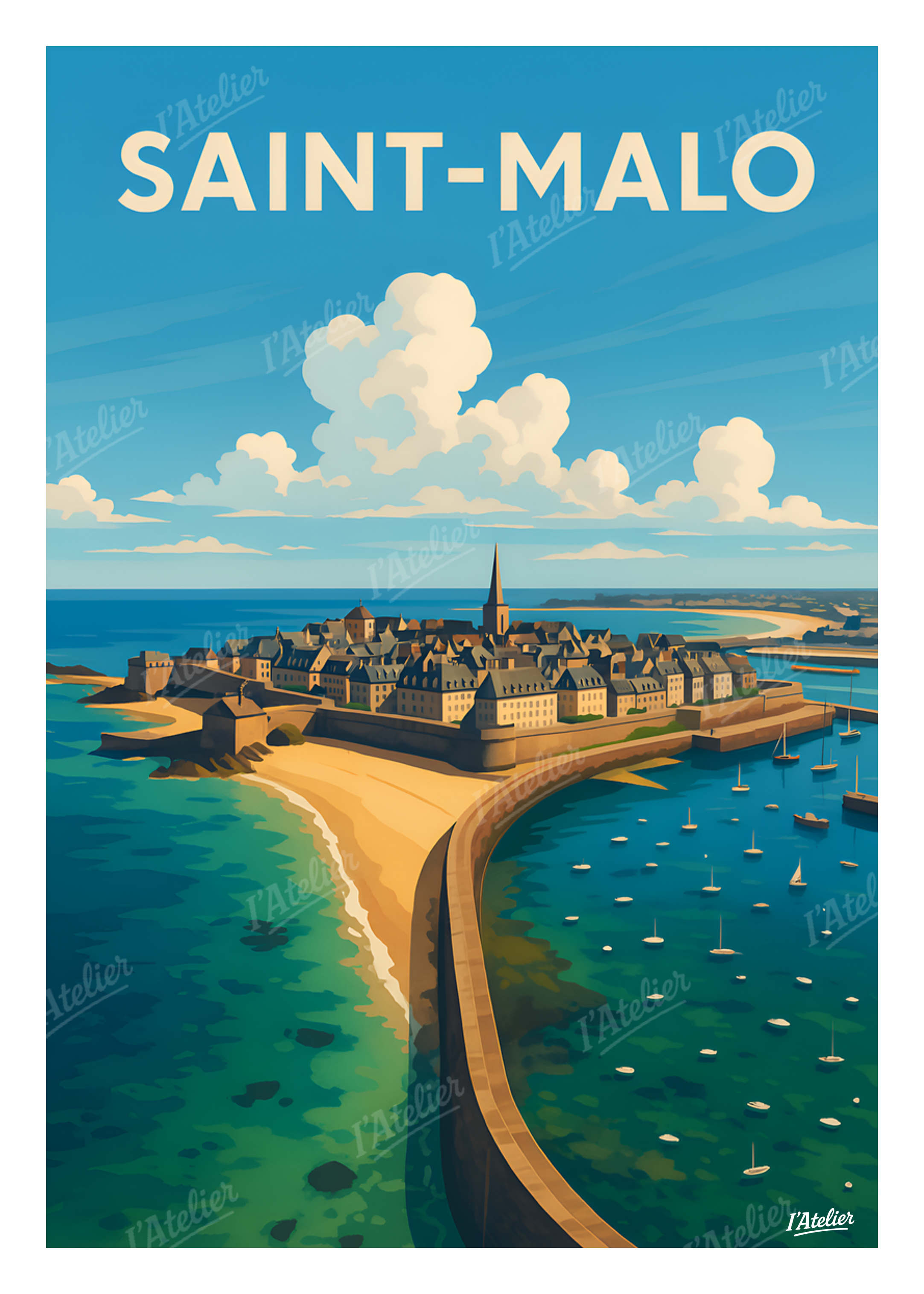 Affiche Saint-Malo