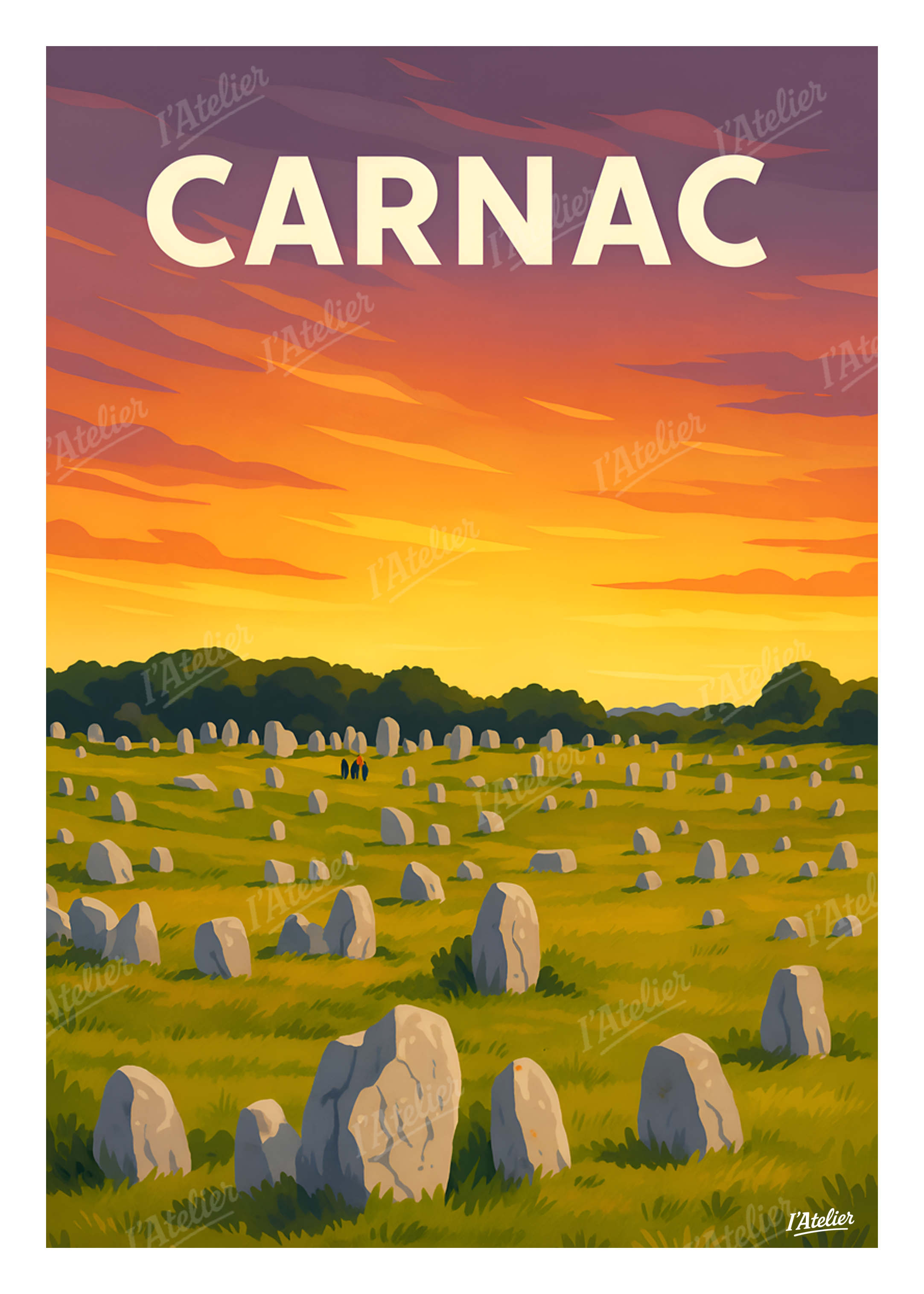 Affiche Carnac