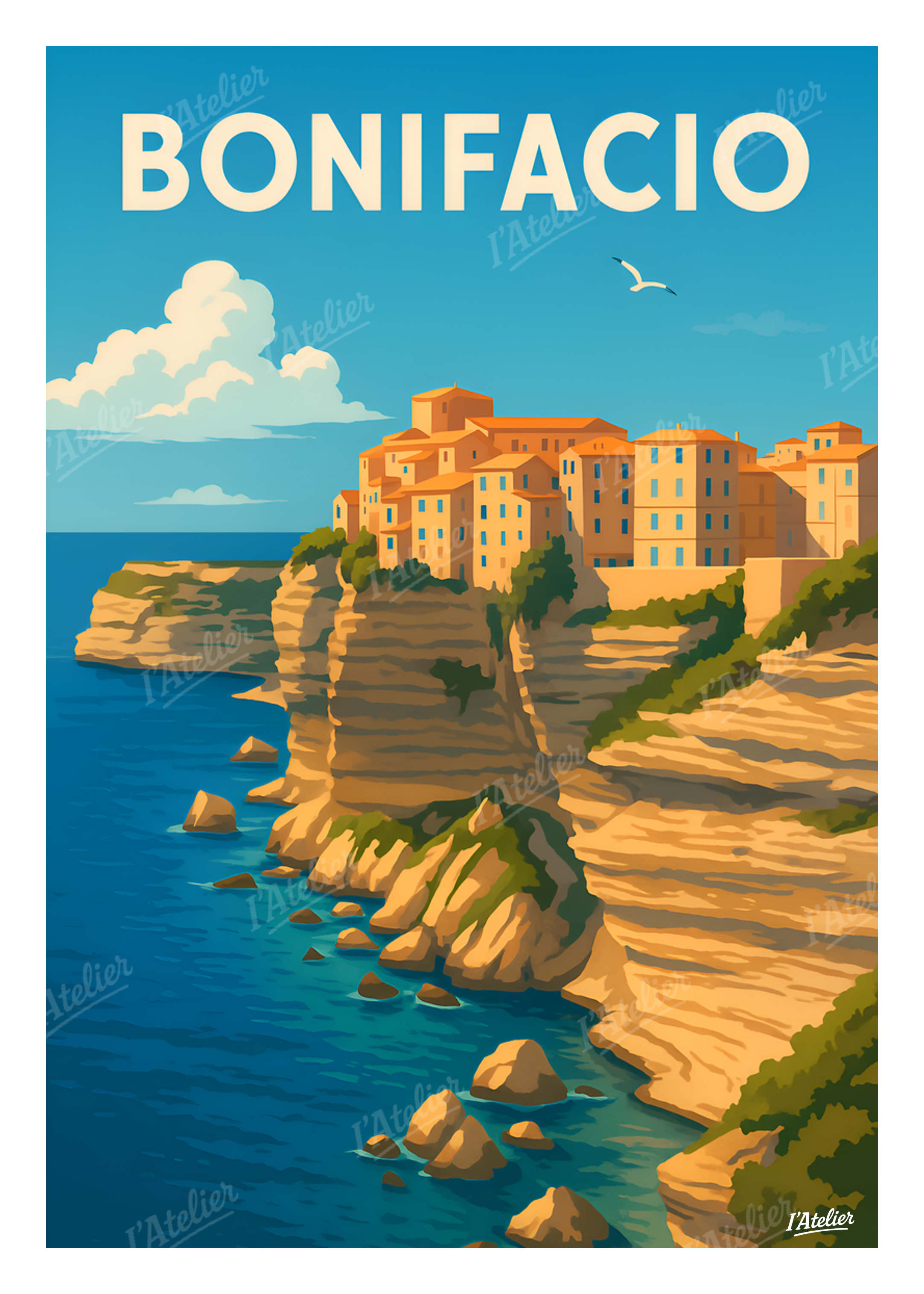 Poster Affiche Bonifacio