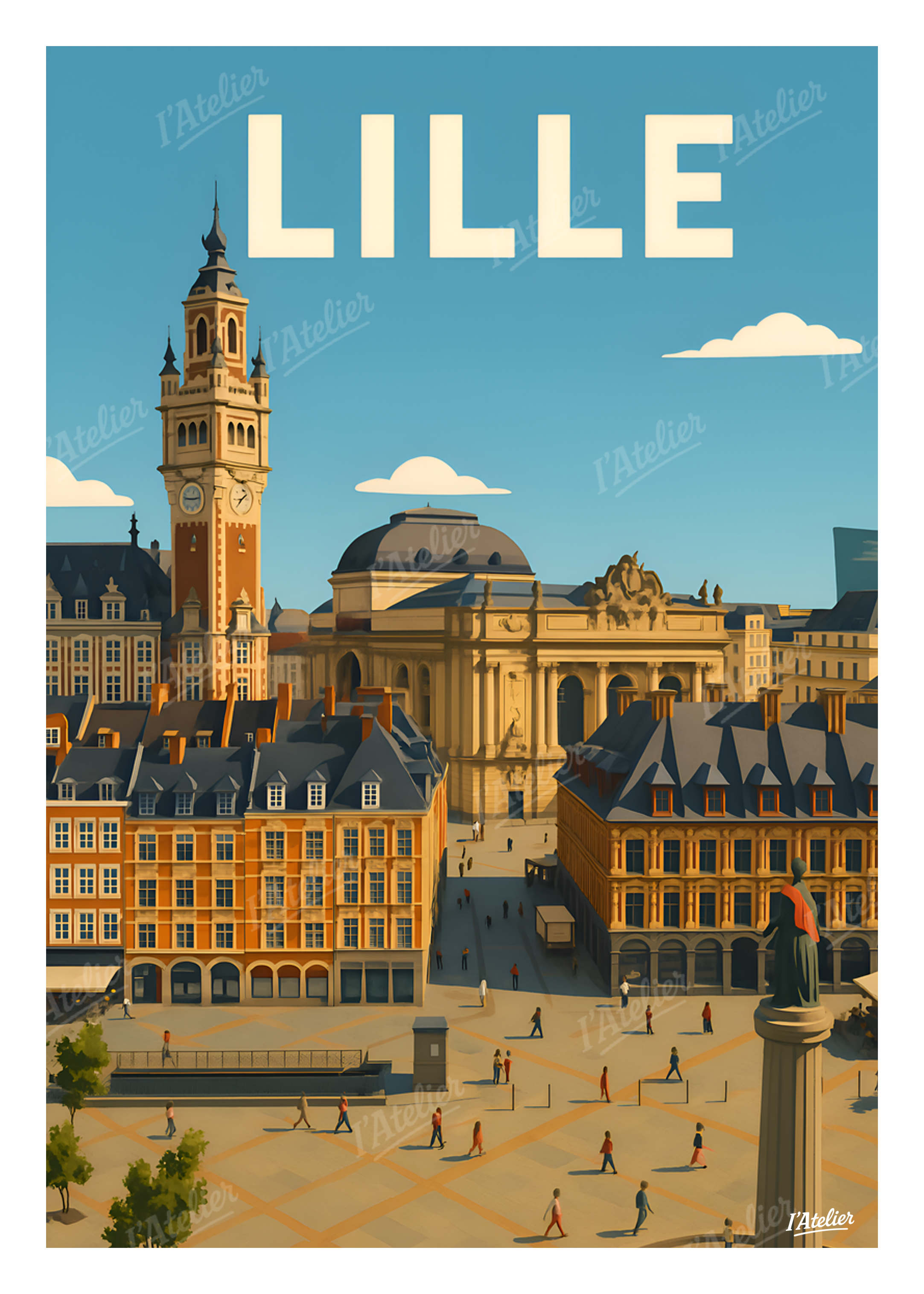 Affiche Lille