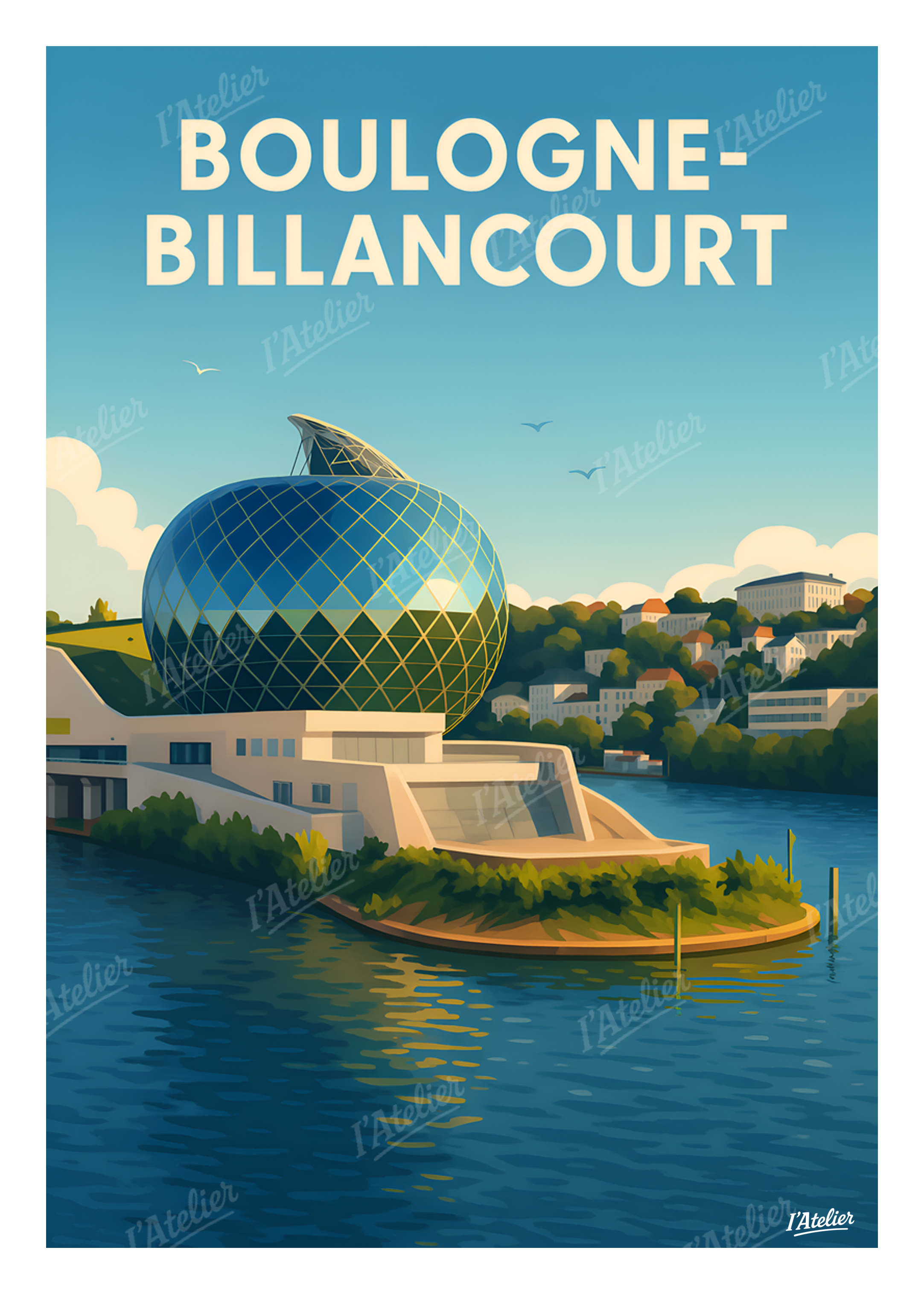 Affiche Boulogne-Billancourt