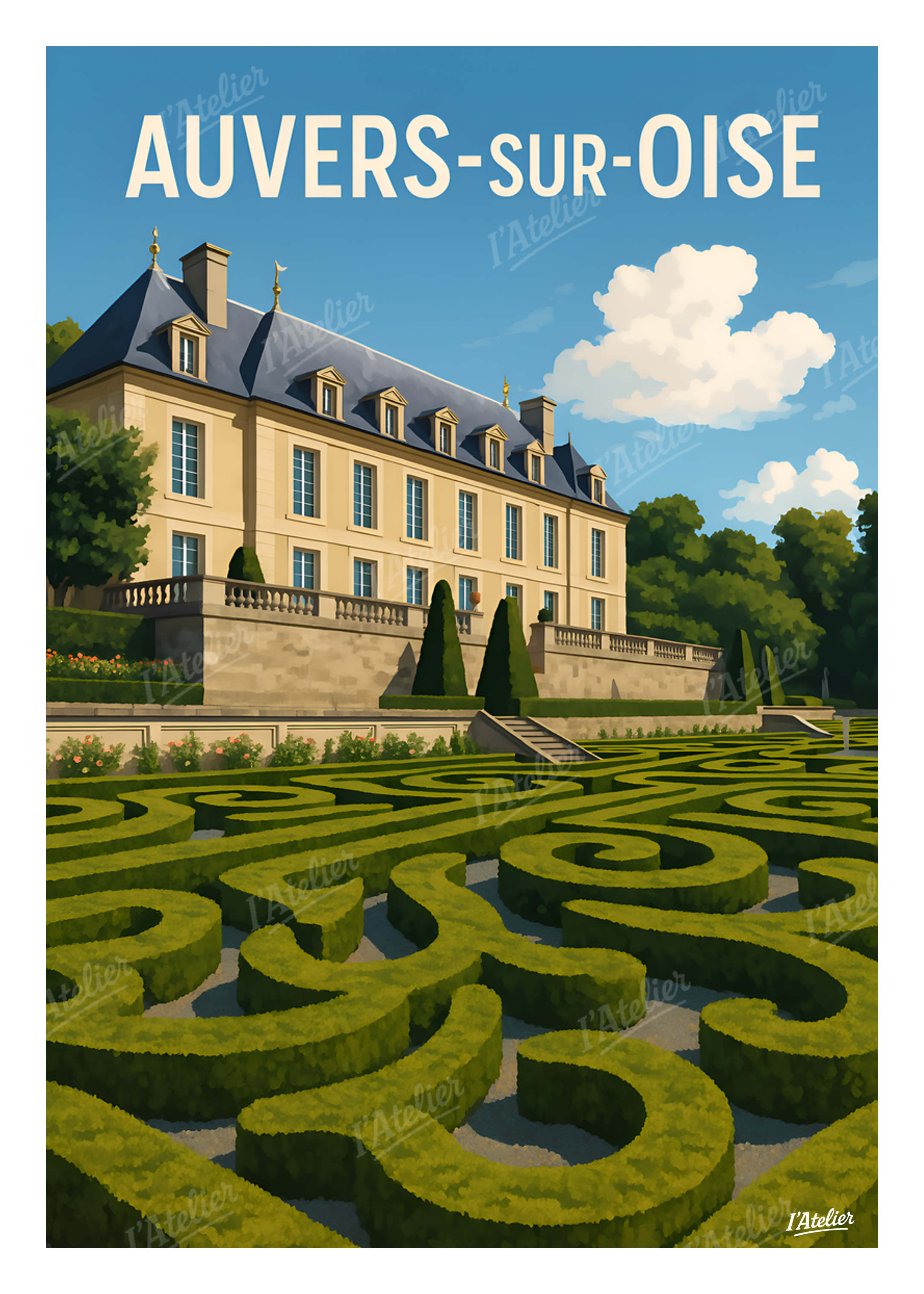 Affiche Auvers-sur-Oise