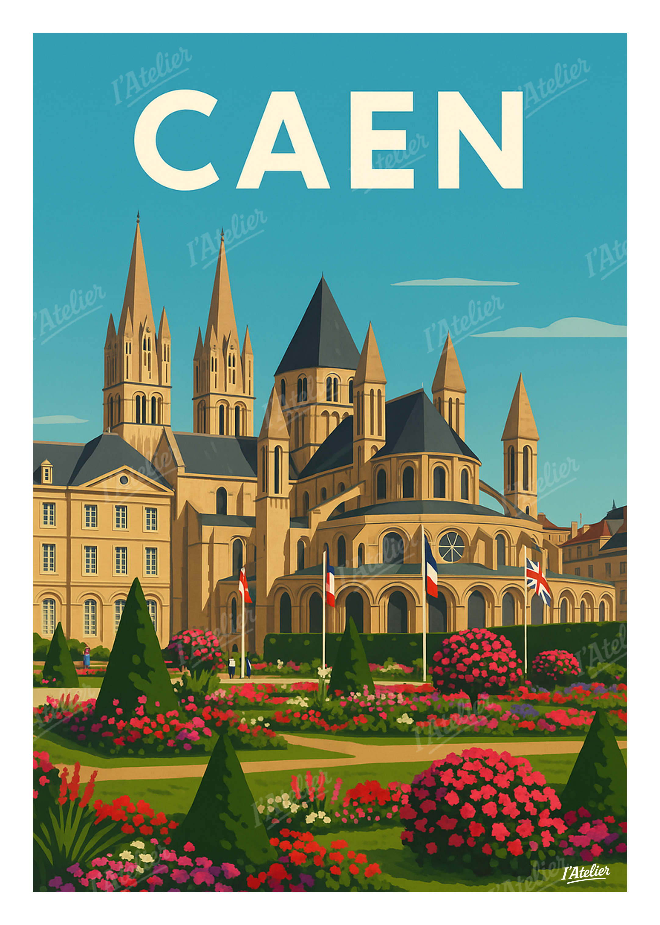 Affiche Caen