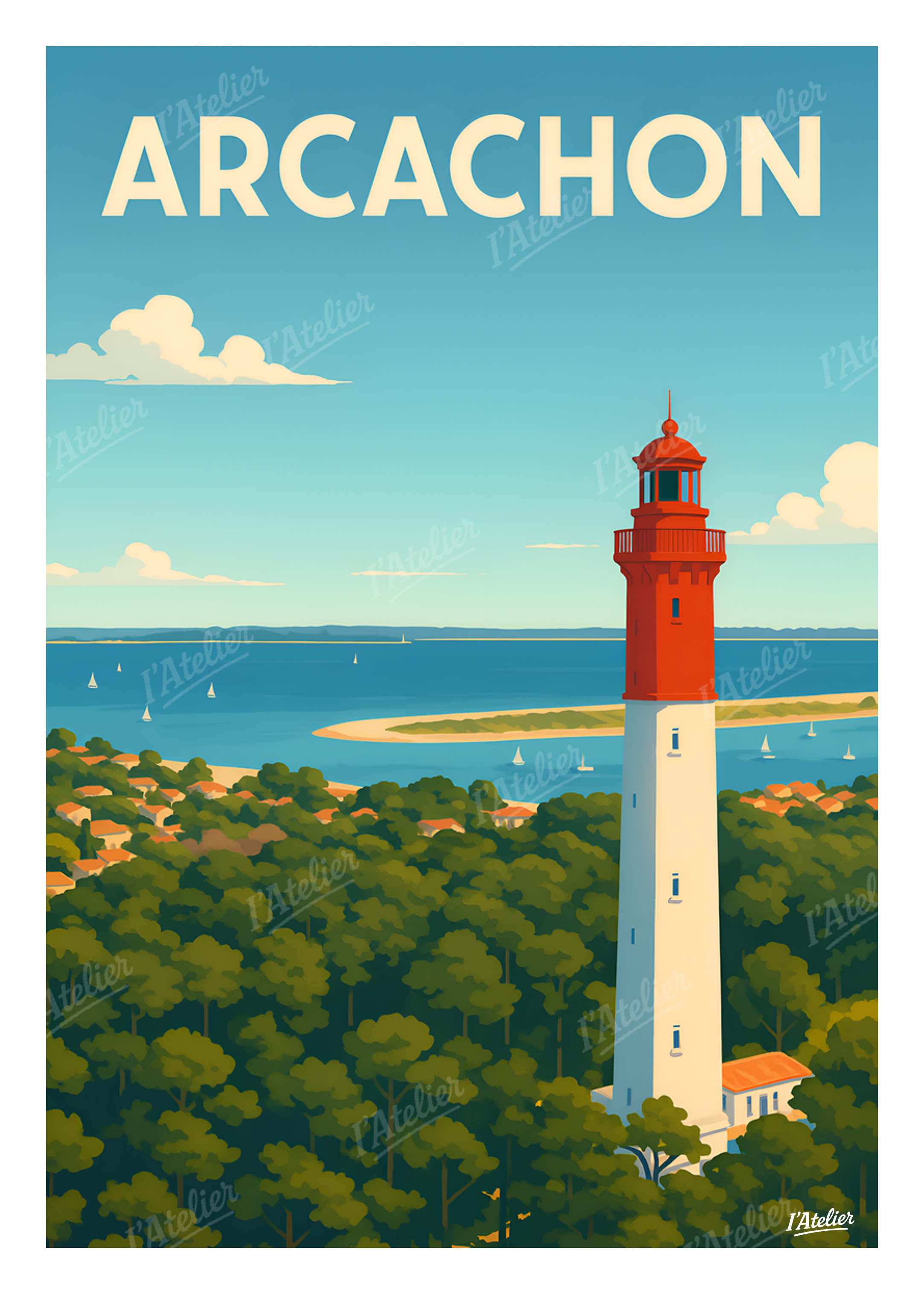 Affiche Arcachon