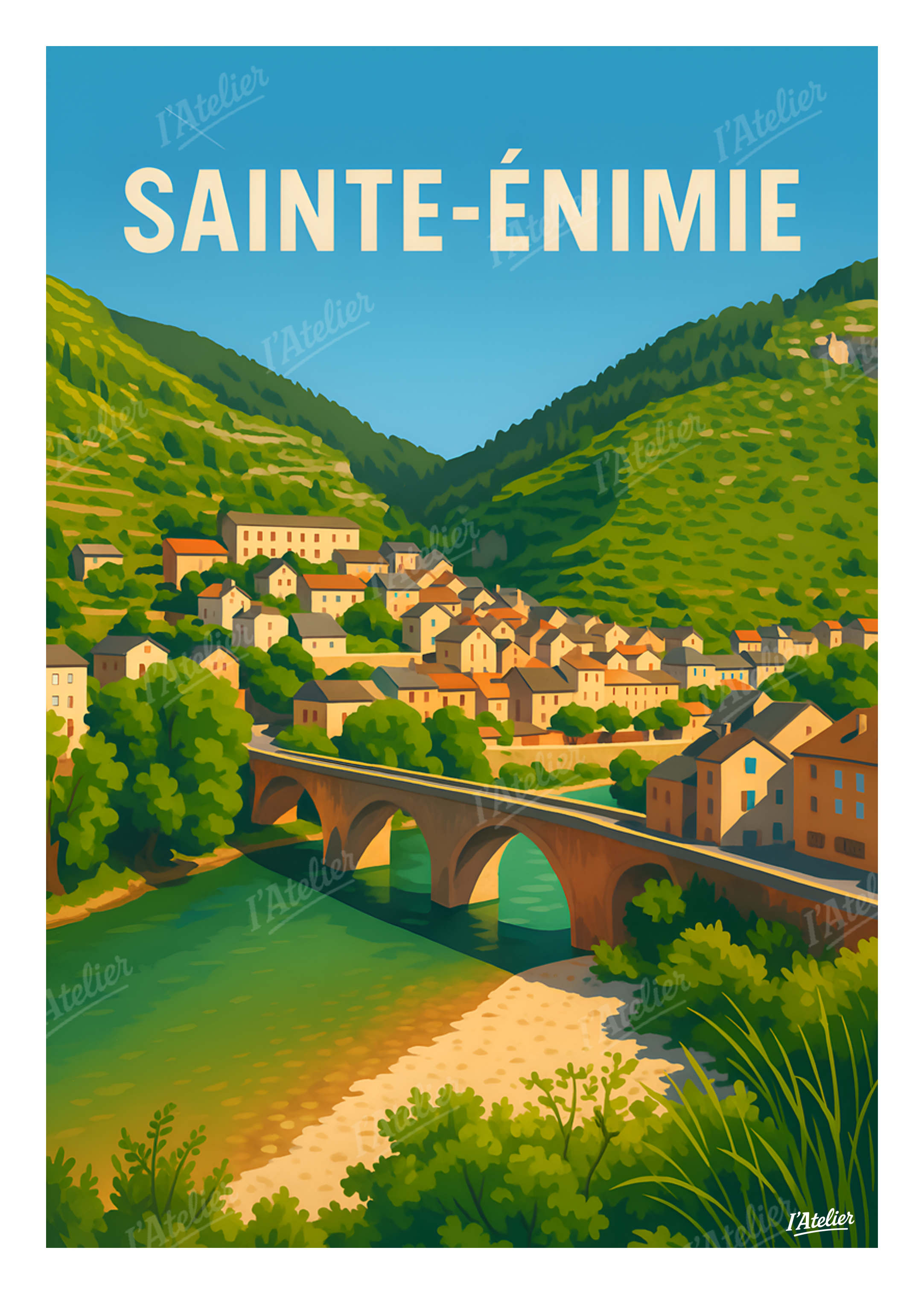 Affiche Sainte-Énimie