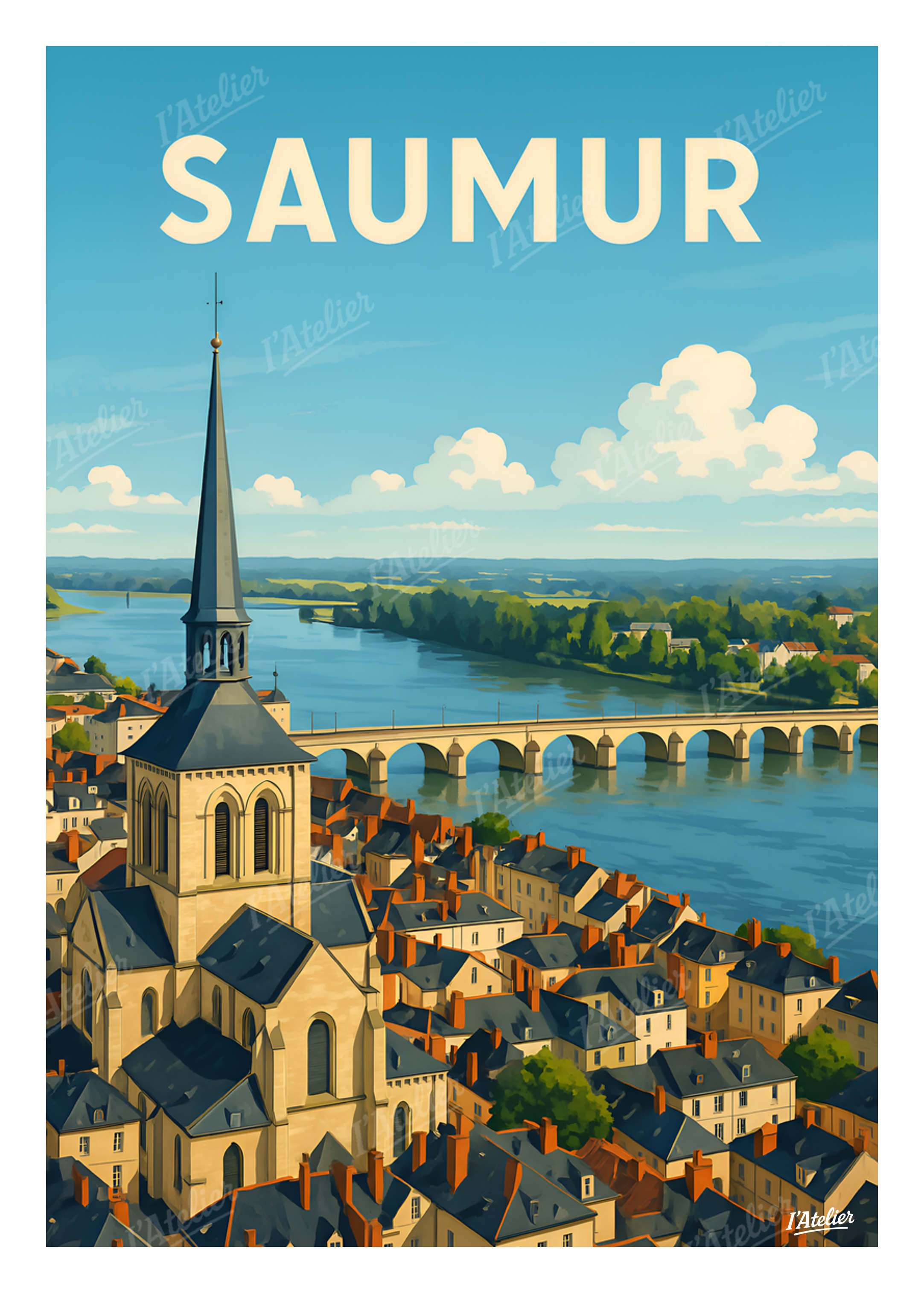 Affiche Saumur