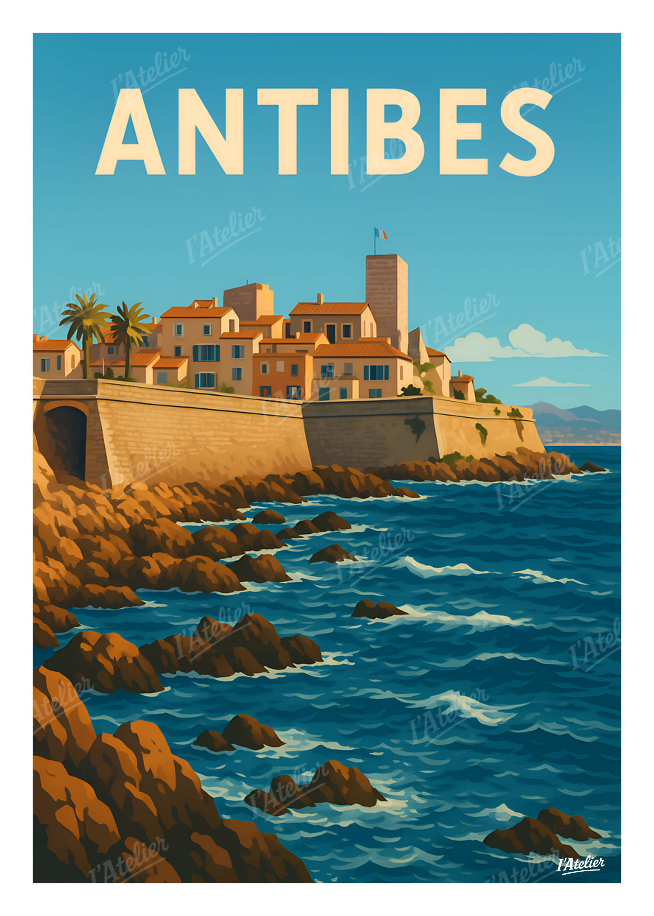 Affiche Antibes