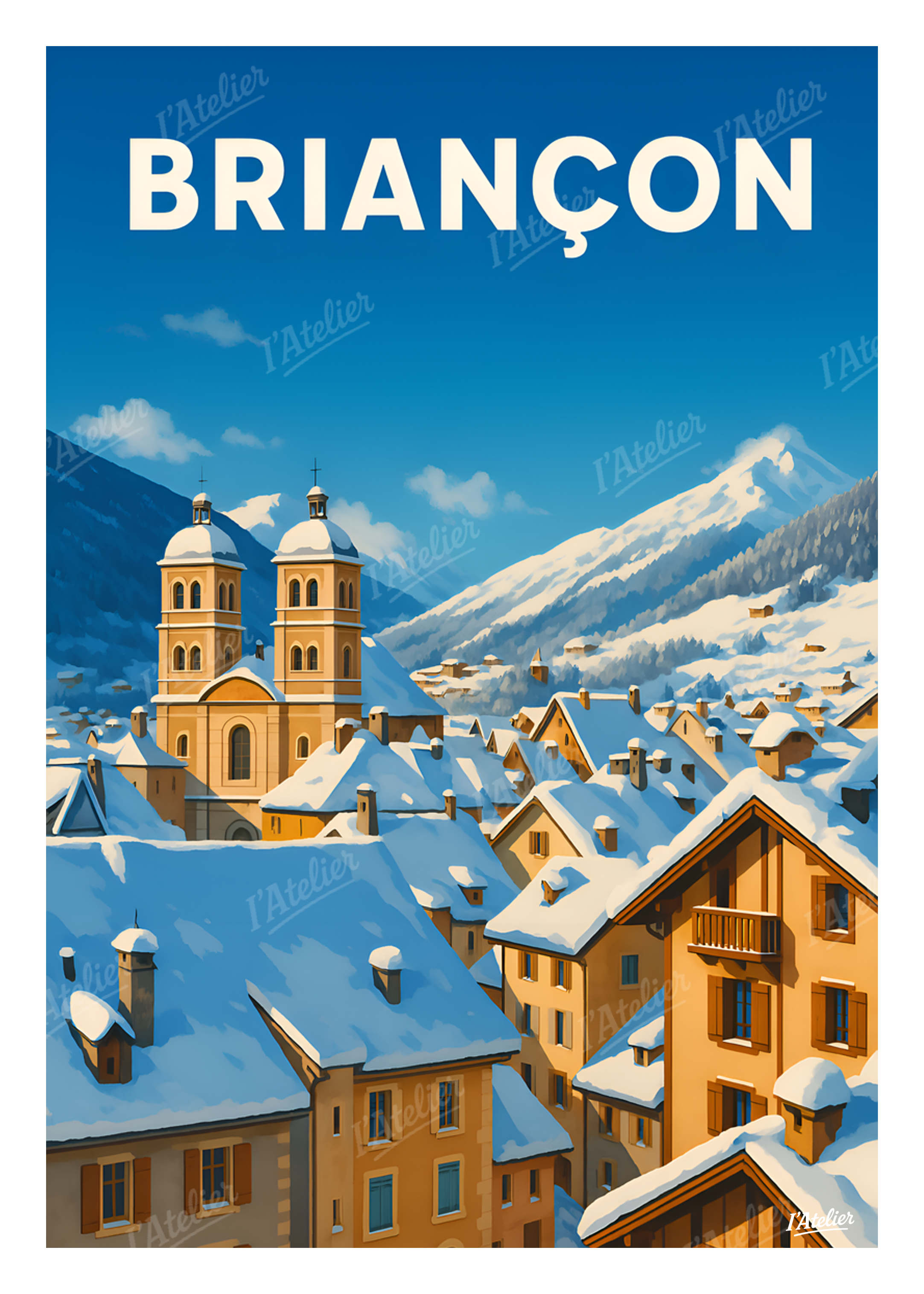 Poster Affiche Briançon