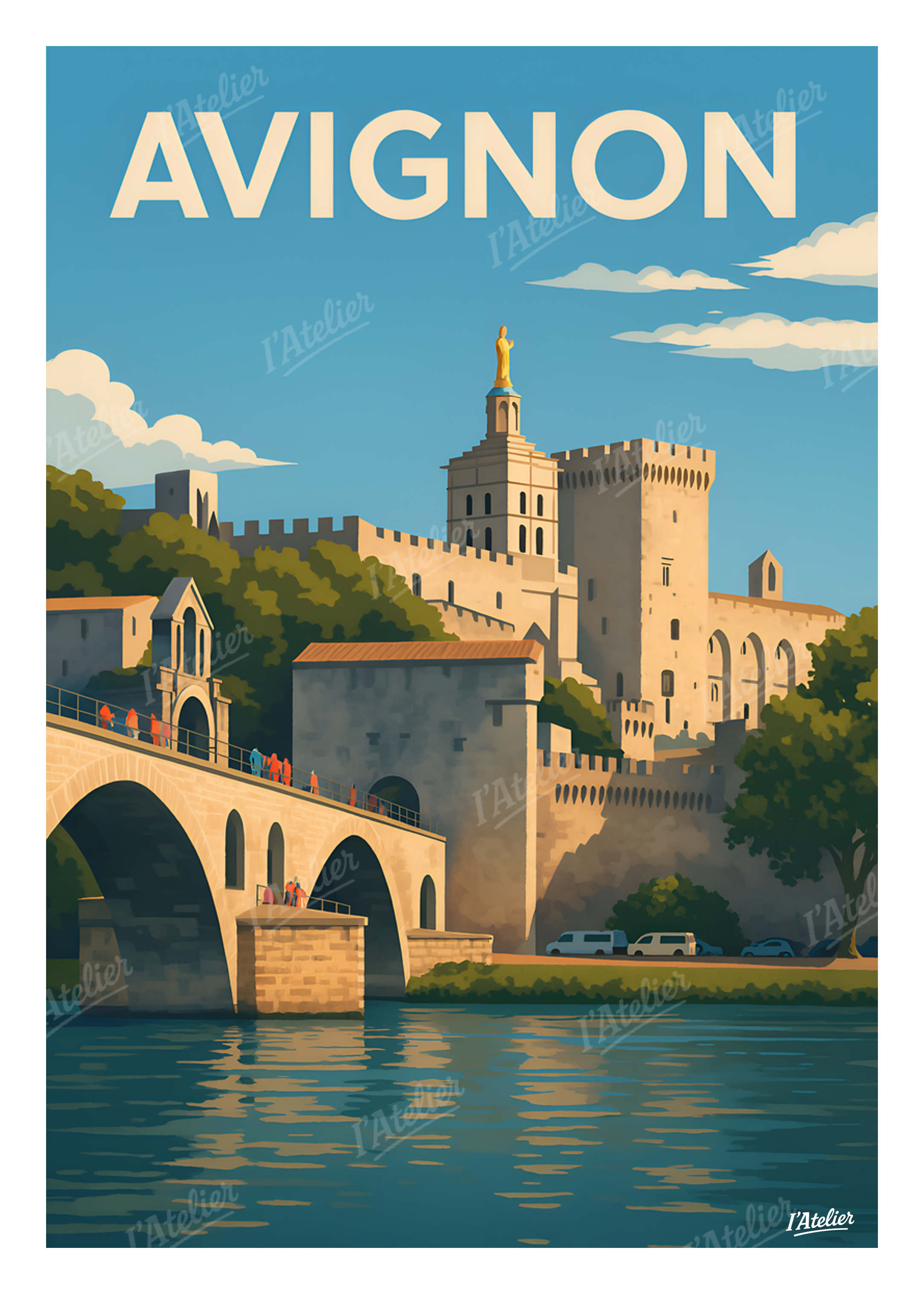 Affiche Avignon